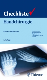 Checkliste Handchirurgie - Reimer Hoffmann, Hermann Krimmer