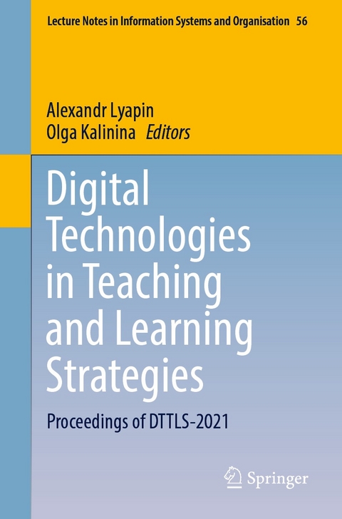 Digital Technologies in Teaching and Learning Strategies - 