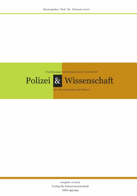 Zeitschrift Polizei & Wissenschaft -  Lorei Clemens