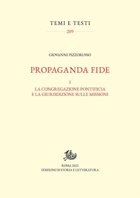 Propaganda fide - Giovanni Pizzorusso