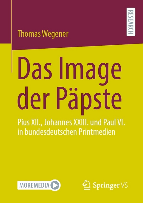 Das Image der Päpste -  Thomas Wegener