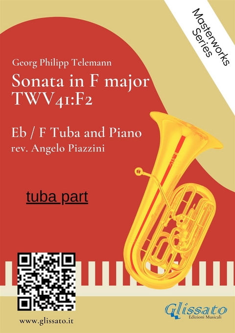 (tuba part) Sonata in F major - Eb/F Tuba and Piano - Georg Philipp Telemann, Angelo Piazzini