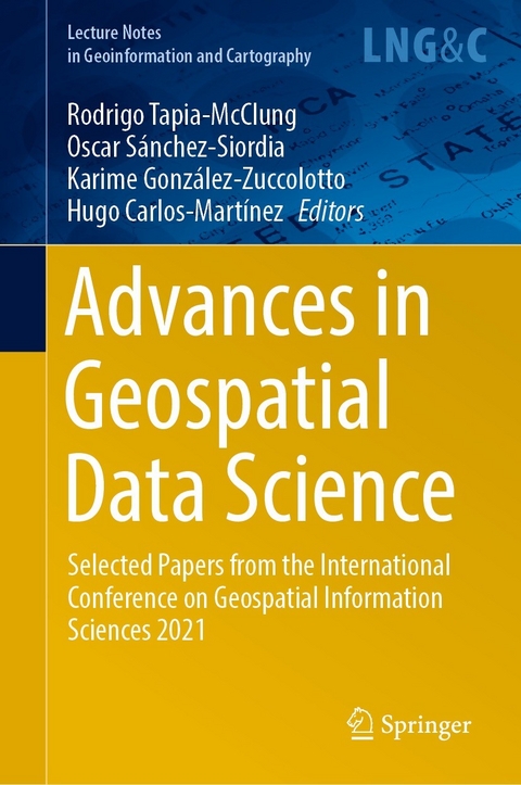 Advances in Geospatial Data Science - 