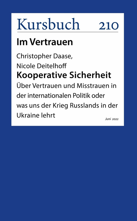 Kooperative Sicherheit - Christopher Daase, Nicole Deitelhoff