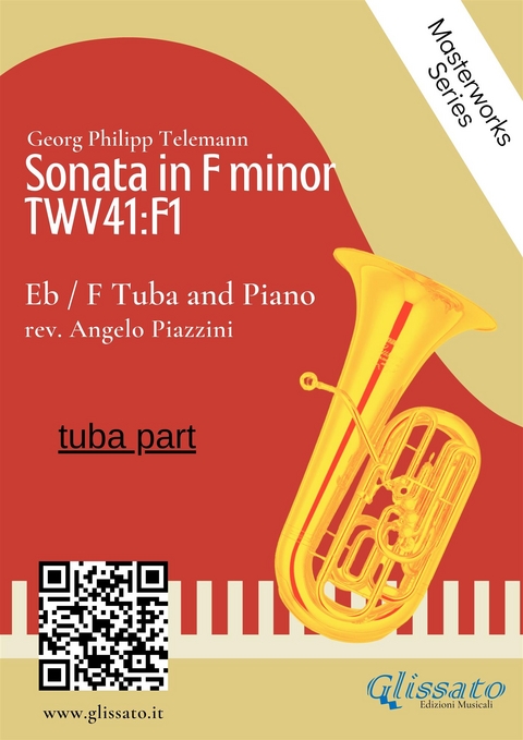 (tuba part) Sonata in F minor - Eb/F Tuba and Piano - Georg Philipp Telemann, Angelo Piazzini