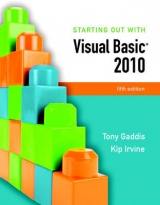 Starting Out With Visual Basic 2010 - Gaddis, Tony; Irvine, Kip R.