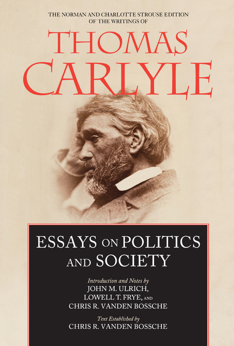 Essays on Politics and Society - Thomas Carlyle