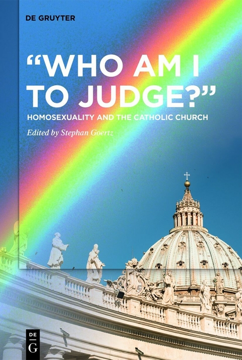 “Who Am I to Judge?” - 