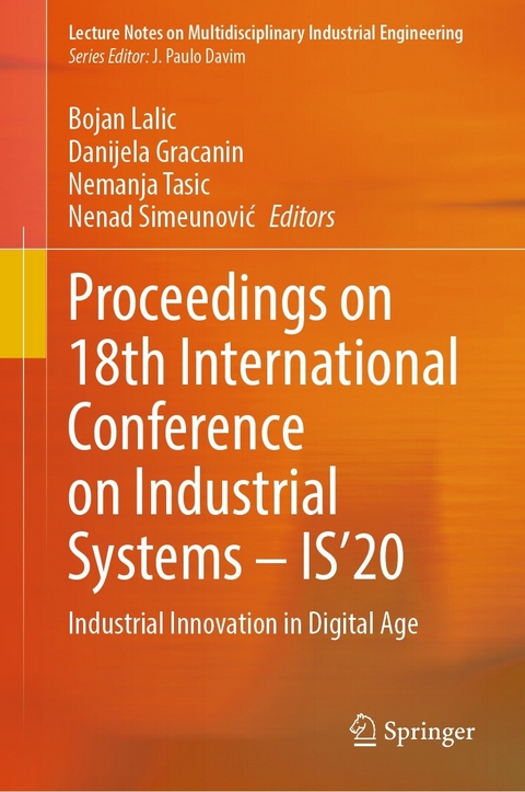 Proceedings on 18th International Conference on Industrial Systems – IS’20 - 