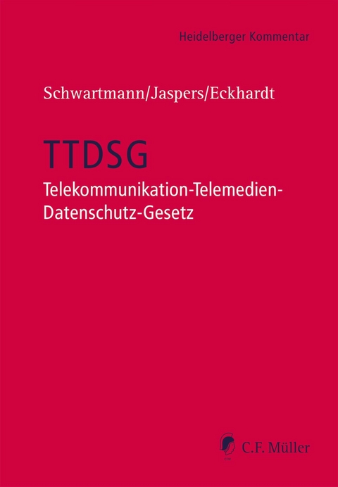 TTDSG – Telekommunikation-Telemedien-Datenschutz-Gesetz - Kristin Benedikt, Marc Brauer, Lucia Burkhardt, Peter Büttgen, Jens Eckhardt, Stefan Hanloser, Maximilian Hermann, Sven Hermerschmidt, Viktor Janik, Andreas Jaspers, Lutz Martin Keppeler, Sebastian Kocks, Niels Lepperhoff, Robin Lucien Mühlenbeck, Steve Ritter, Rolf Schwartmann, Clemens Steinbach, Rebekka Weiß, Steffen Weiß, Christoph Zippel, Yvette Reif, Rolf Bender, Konrad Menz