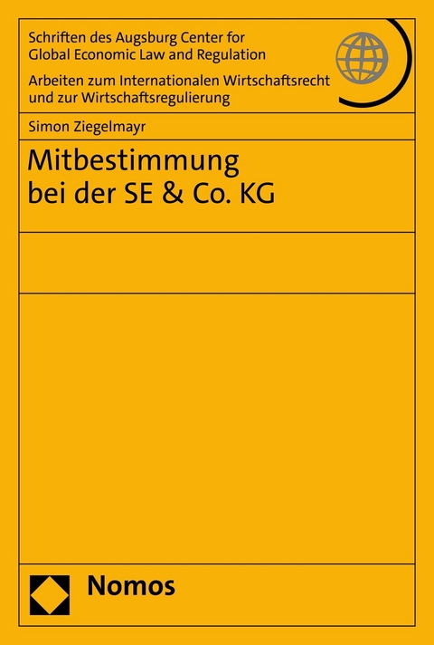 Mitbestimmung bei der SE & Co. KG -  Simon Ziegelmayr