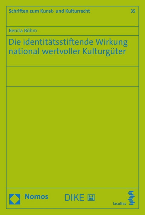 Die identitätsstiftende Wirkung national wertvoller Kulturgüter -  Benita Böhm