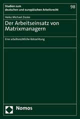 Der Arbeitseinsatz von Matrixmanagern -  Heiko Michael Zieske