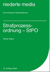 Strafprozessordnung - StPO - 2022 - Gabor, Stefan