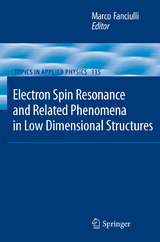Electron Spin Resonance and Related Phenomena in Low-Dimensional Structures - 