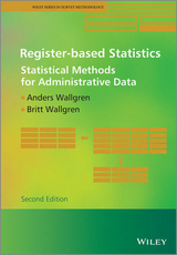 Register-based Statistics -  Anders Wallgren,  Britt Wallgren