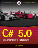 C# 5.0 Programmer's Reference -  Rod Stephens