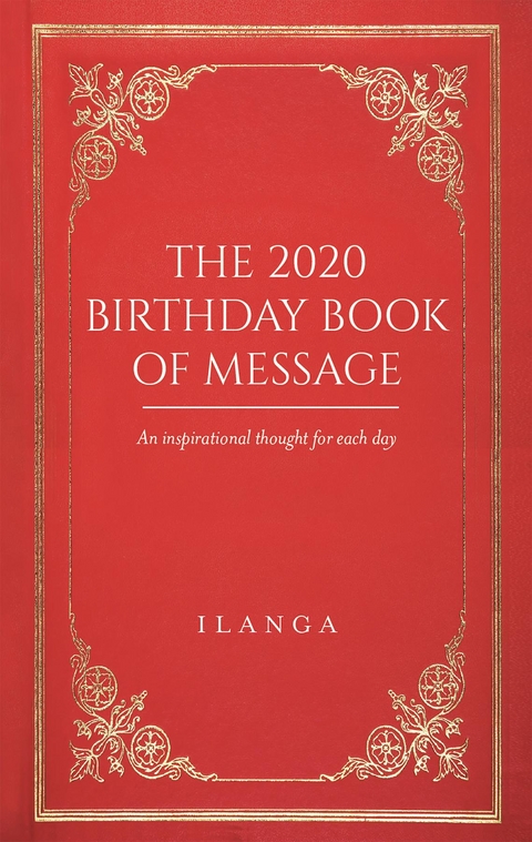 2020 Birthday Book of Message -  Ilanga