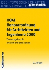 HOAI Honorarordnung für Architekten und Ingenieure 2009