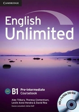 English Unlimited Pre-intermediate Coursebook with e-Portfolio - Tilbury, Alex; Clementson, Theresa; Hendra, Leslie Anne; Rea, David