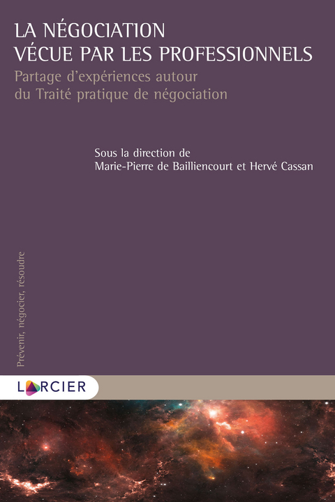 La négociation vécue par les professionnels - 