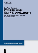 Kosten von Sakralgebäuden - Kathrin Quante