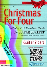 Guitar 2 part "Christmas For Four" for Easy Guitar Quartet - Christmas Carols