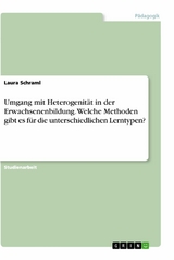 Umgang mit Heterogenität in der Erwachsenenbildung. Welche Methoden gibt es für die unterschiedlichen Lerntypen? - Laura Schraml