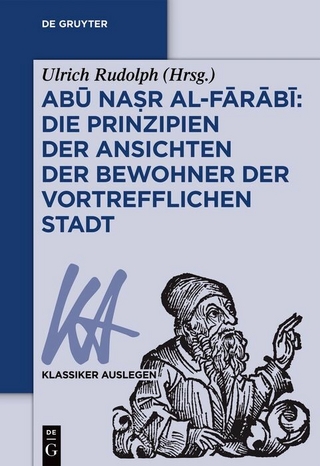 Abū Naṣr al-Fārābī - Ulrich Rudolph