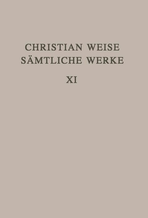 Lustspiele II - Christian Weise
