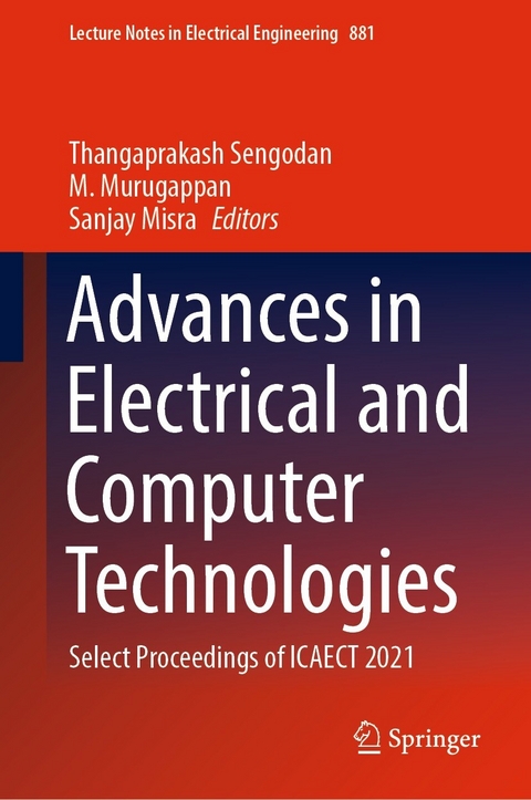 Advances in Electrical and Computer Technologies - 