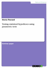 Testing statistical hypotheses using parametric tests - Stonia Thorand