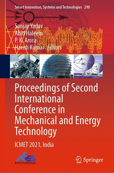 Proceedings of Second International Conference in Mechanical and Energy Technology - 