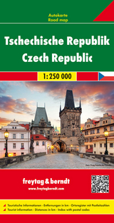 Tschechische Republik, Autokarte 1:250.000 - Freytag-Berndt und Artaria KG