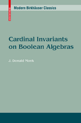 Cardinal Invariants on Boolean Algebras - J. Donald Monk