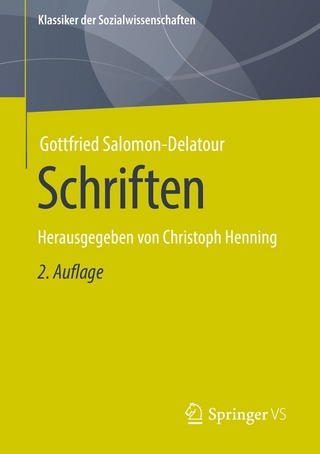 Schriften - Christoph Henning; Gottfried Salomon-Delatour