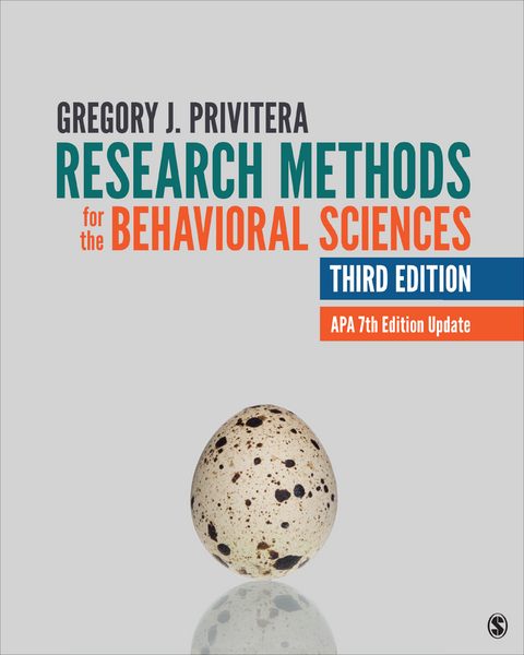 Research Methods for the Behavioral Sciences -  Gregory J. Privitera