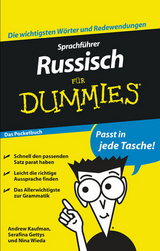 Sprachführer Russisch für Dummies Das Pocketbuch - Andrew Kaufman, Serafima Gettys