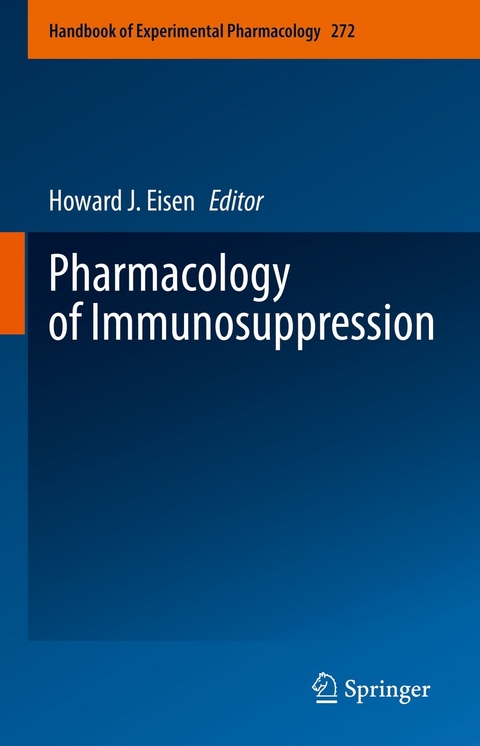 Pharmacology of Immunosuppression - 