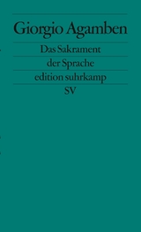 Das Sakrament der Sprache - Giorgio Agamben