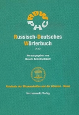 Russisch-Deutsches Wörterbuch (RDW) / Russisch-Deutsches Wörterbuch. Band 7: O - 