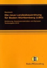 Die neue Landesbauordnung für Baden-Württemberg (LBO) - 