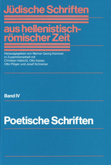 Jüdische Schriften aus hellenistisch-römischer Zeit, Bd 4: Poetische Schriften / Einbanddecke zu den Lieferungen 1-3