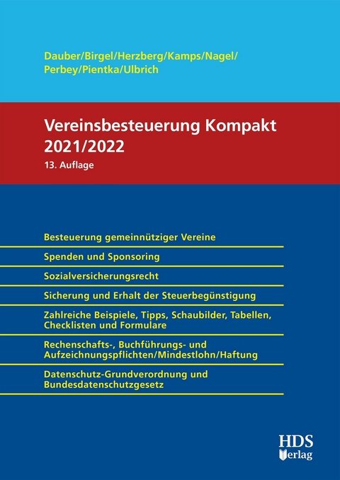 Vereinsbesteuerung Kompakt -  Harald Dauber,  Karl Birgel,  Anja Herzberg,  Alexander Kamps,  Stephan Nagel,  Uwe Perbey,  Klaus Pientka