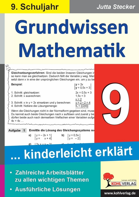 Grundwissen Mathematik / Klasse 9 -  Jutta Stecker