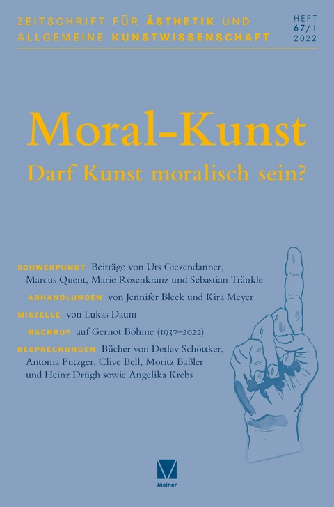 Zeitschrift für Ästhetik und Allgemeine Kunstwissenschaft 67/1 - 