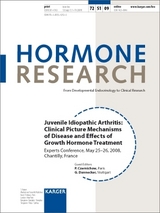 Juvenile Idiopathic Arthritis: Clinical Picture, Mechanisms of Disease and Effects of Growth Hormone Treatment - 