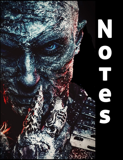 The Dark Lord Rises | Horror, Gothic, Dark Wide-Ruled Notebook, Journal, Diary, and/or Log - Naci Sigler