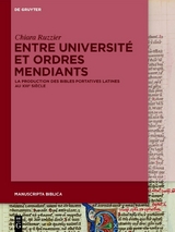 Entre Université et ordres mendiants -  Chiara Ruzzier