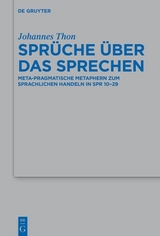 Sprüche über das Sprechen - Johannes Thon